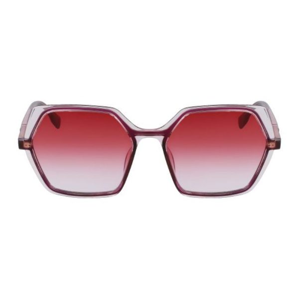 Gafas de sol pasta mujer Karl Lagerfeld KL6083S rosa y transparente