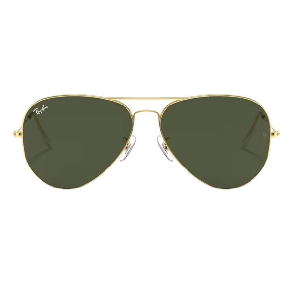 Gafas de sol metal unisex Ray-Ban Aviator doradas