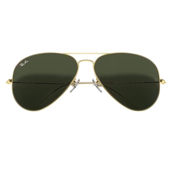 Gafas de sol metal unisex Ray-Ban Aviator doradas