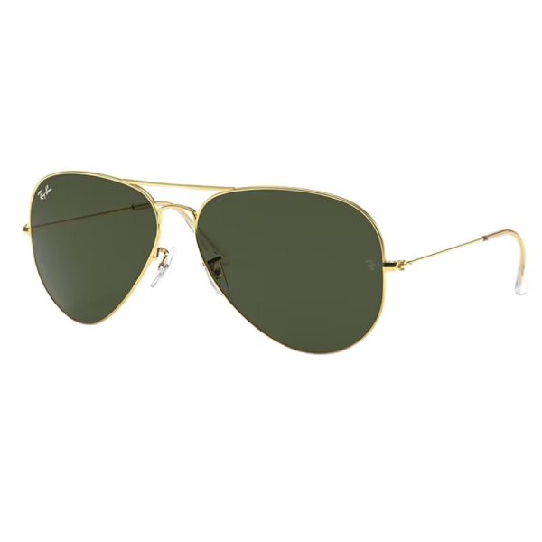 Gafas de sol metal unisex Ray-Ban Aviator doradas