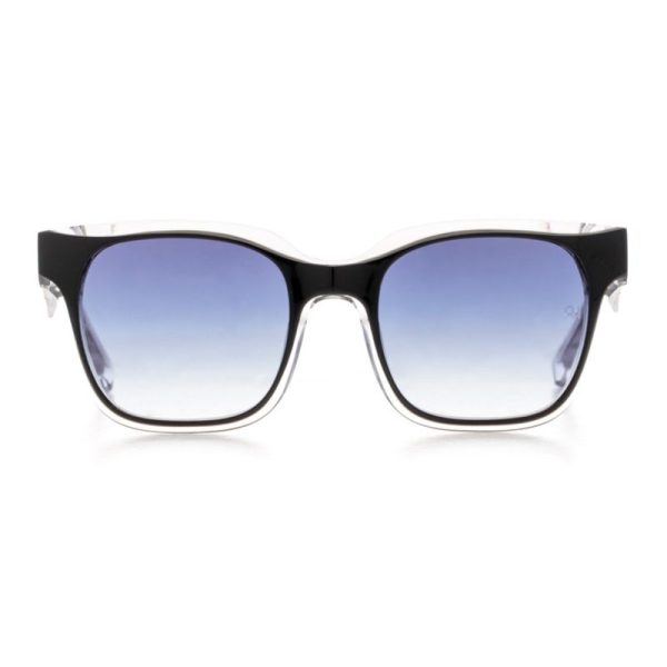 Gafas de sol pasta mujer Ana Hickmann AH9376 A01 color negro transparente - Imagen 2