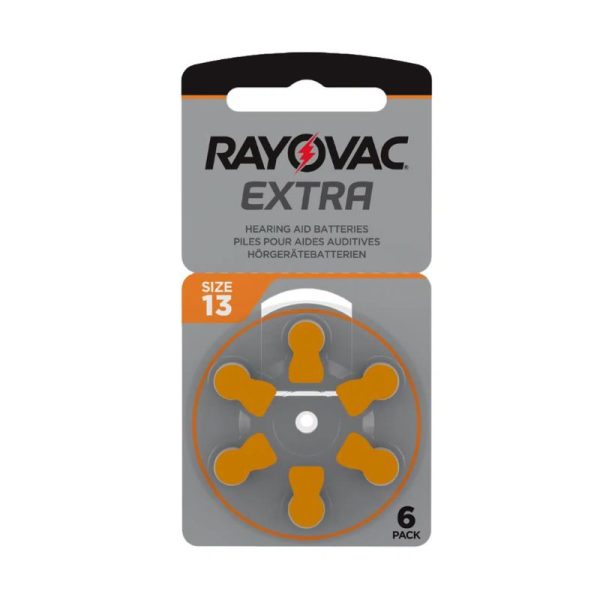 Pilas para audífonos Rayovac Extra 13