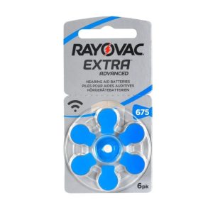 Pilas para audífonos Rayovac Extra Advanced 675