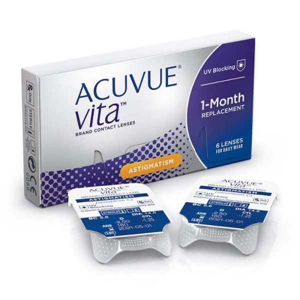 Lente mensual ACUVUE VITA con astigmatismo - caja de 6 lentes